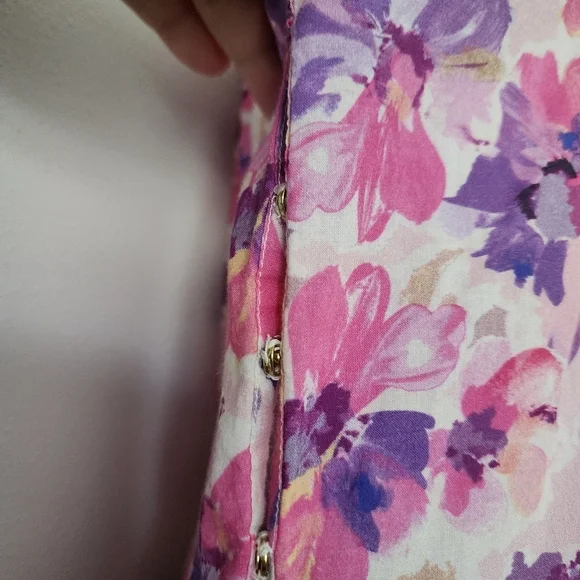 LoveShackFancy Faraday Floral-Print Slip Maxi Dress Size Medium - Picture 9 of 14